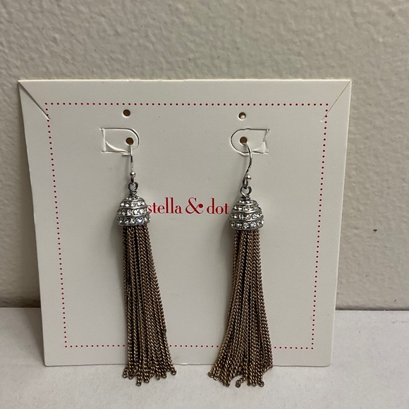 Stella & Dot Selby Fringe earrings - Picture 1 of 2